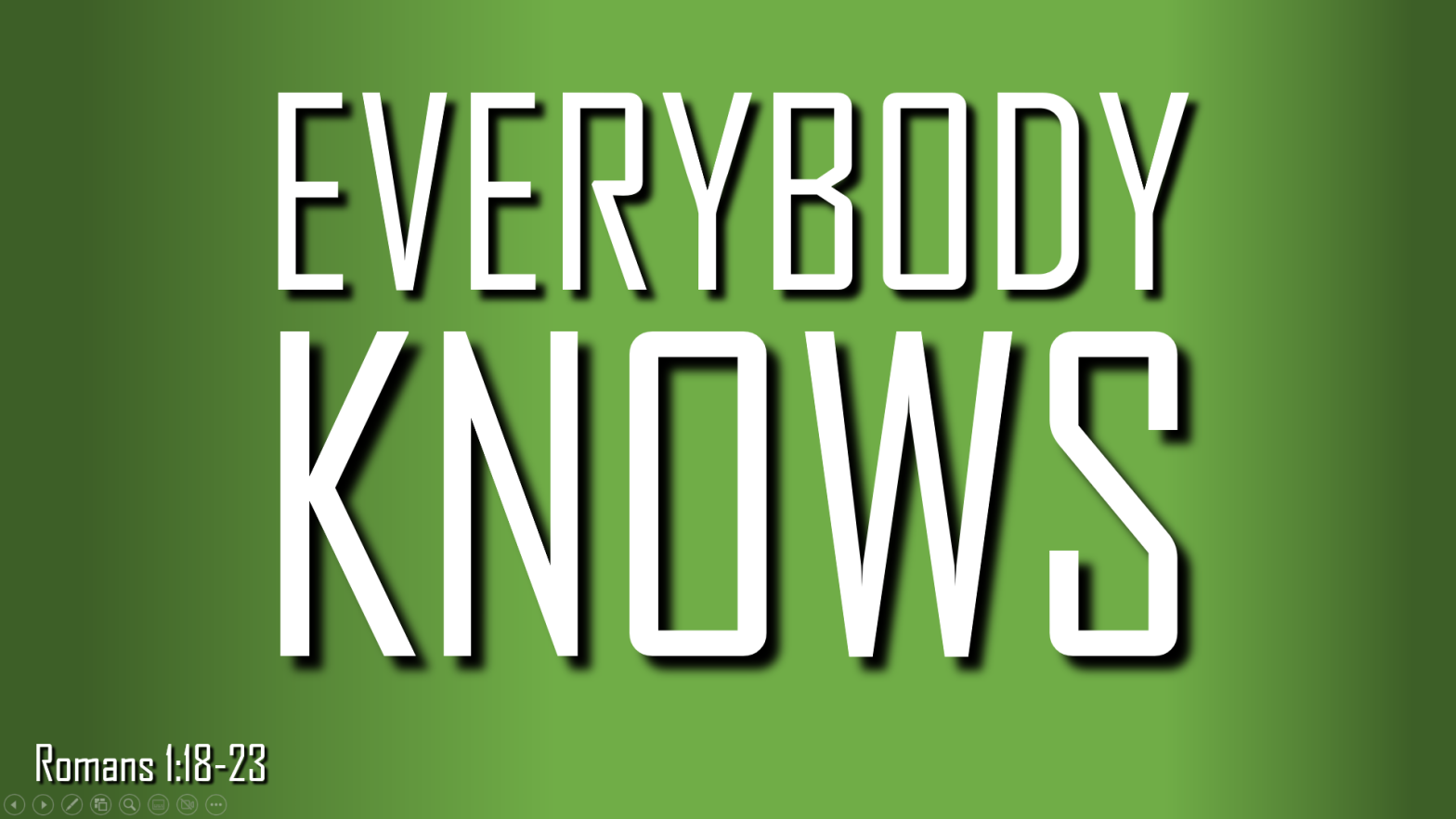 Everybody Knows