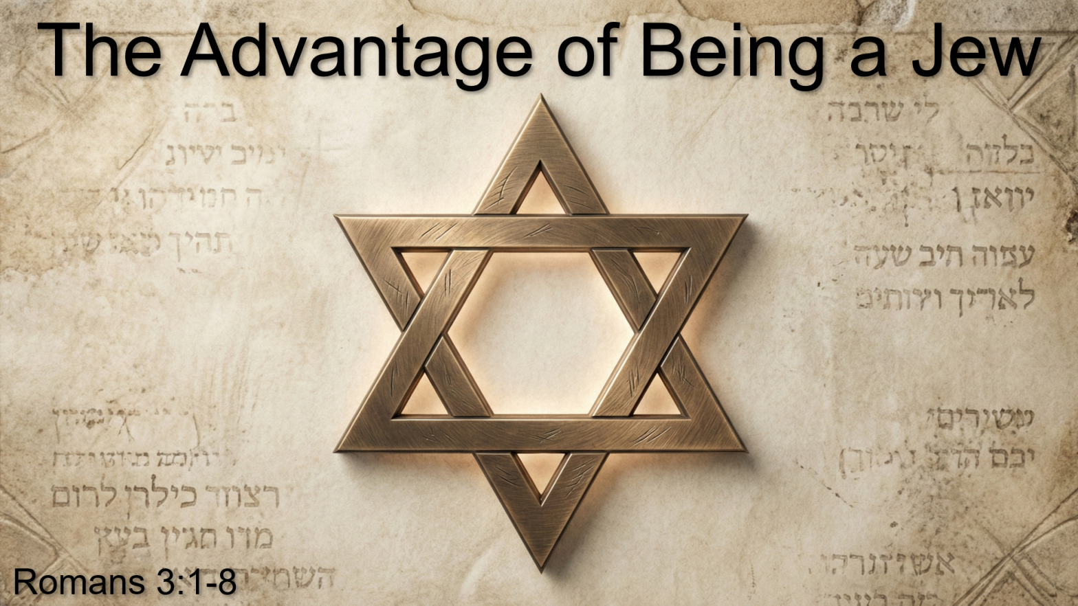 The Advantage of Being a Jew